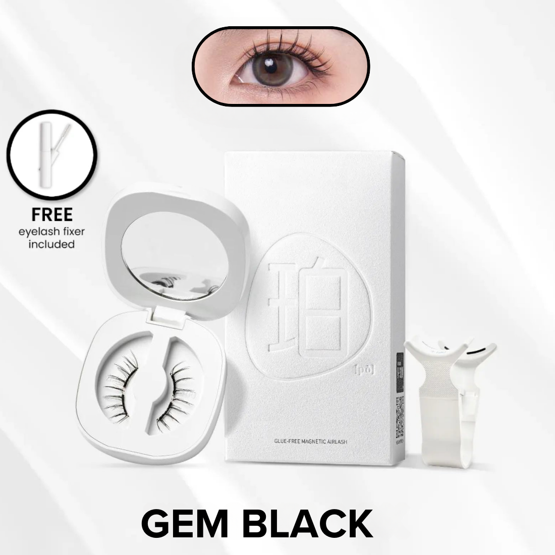 Gem Black - Magnetic Lash Kit