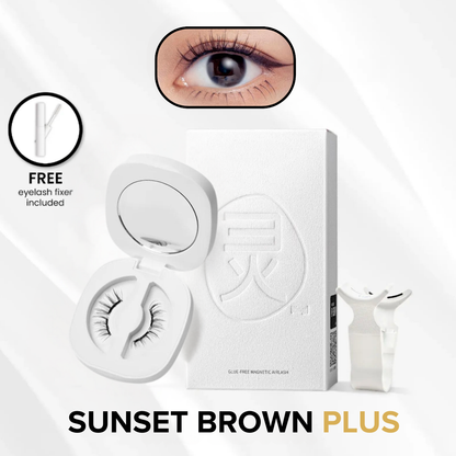 Sunset Brown Plus - Magnetic Lash Kit